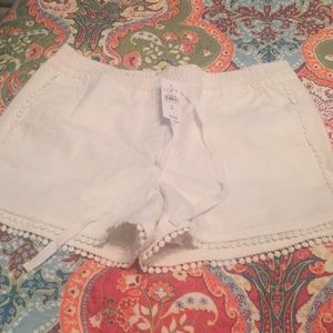 The loft linen shorts